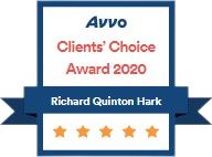 Avvo Clients' Choice Award 2020 | Richard Quinton Hark | Five Stars